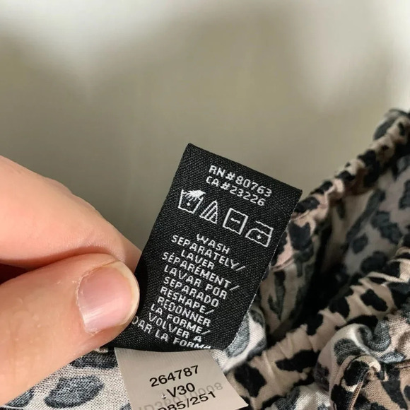 MODA International Mini Dress Women's Medium Brown Cheetah Print Strapless - Picture 3 of 7